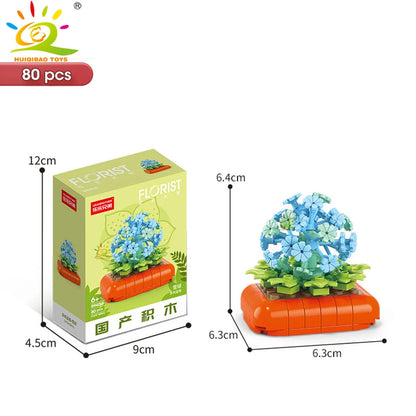 Mini SuccuBricks : Plantes Succulentes en Blocs