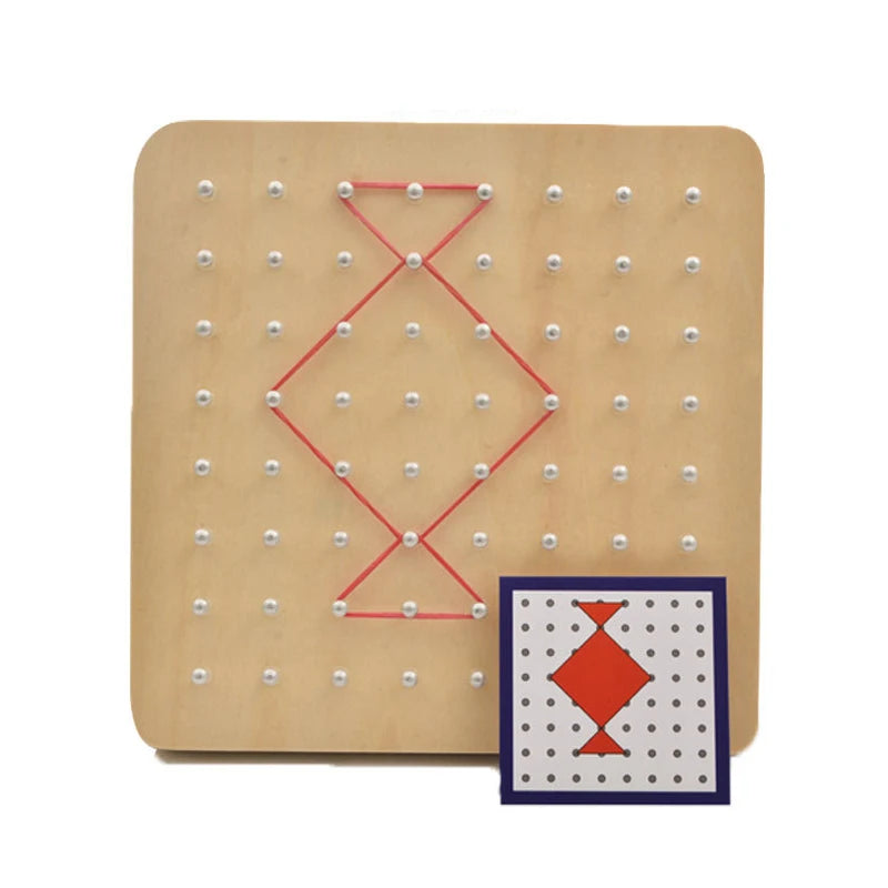 Montessori Geometric Tray - Educational Puzzle