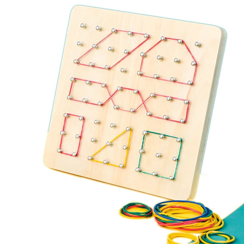 Plateau Géométrique Montessori - Puzzle Éducatif