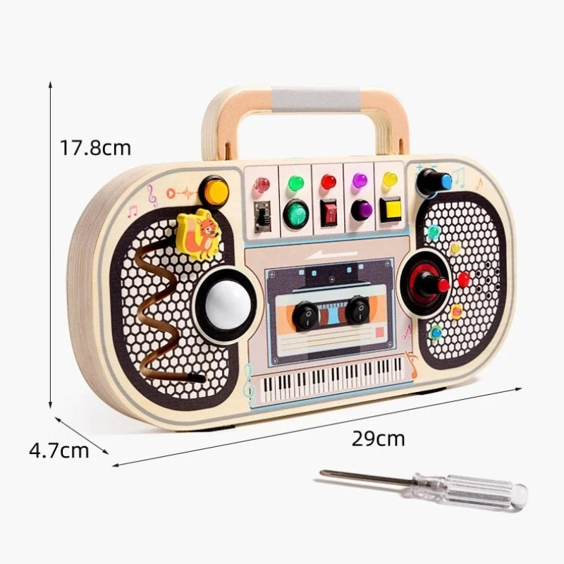 Tablero de Sonidos y Sensaciones Montessori