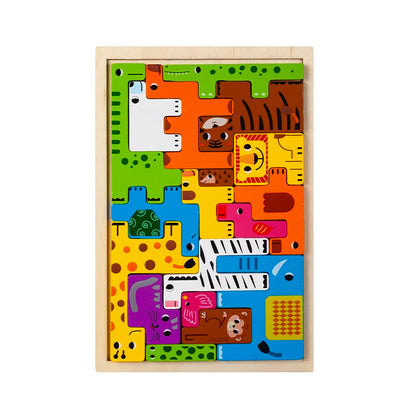 Montessori Russian Blocks - Puzzle