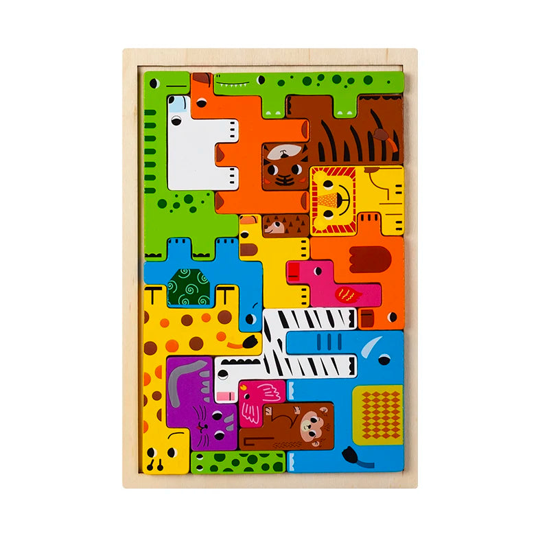 Montessori Russian Blocks - Puzzle