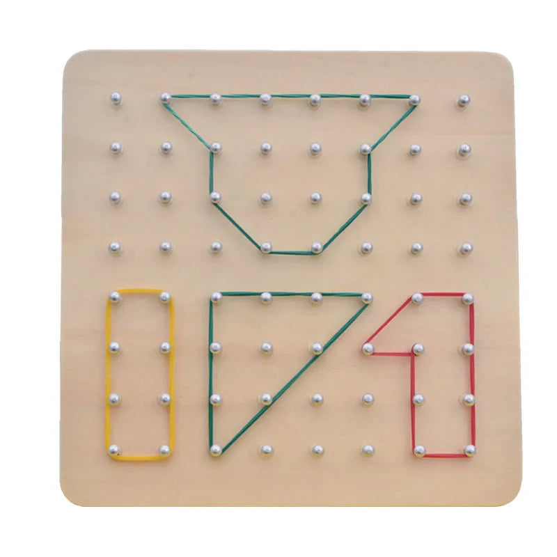 Plateau Géométrique Montessori - Puzzle Éducatif