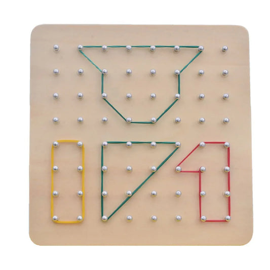 Plateau Géométrique Montessori - Puzzle Éducatif