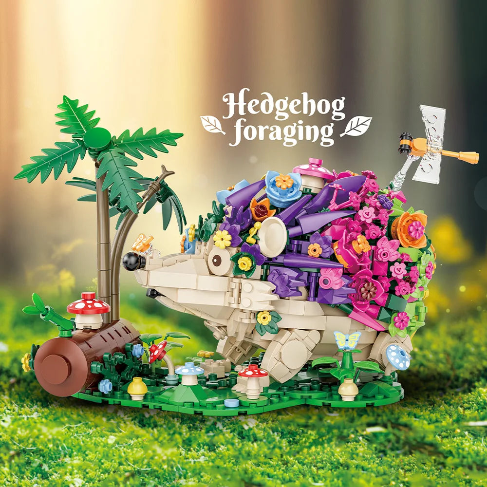 MOC Hedgehog Flower: Decoration and Game