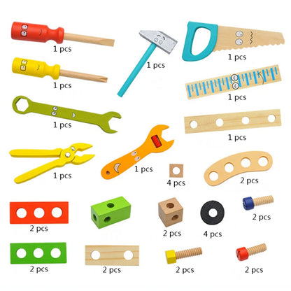 Ensemble d'Outils Montessori pour Petits Charpentiers