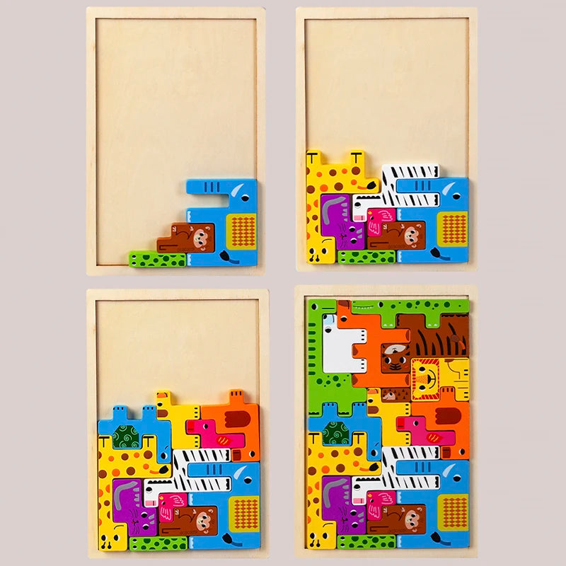 Montessori Russian Blocks - Puzzle