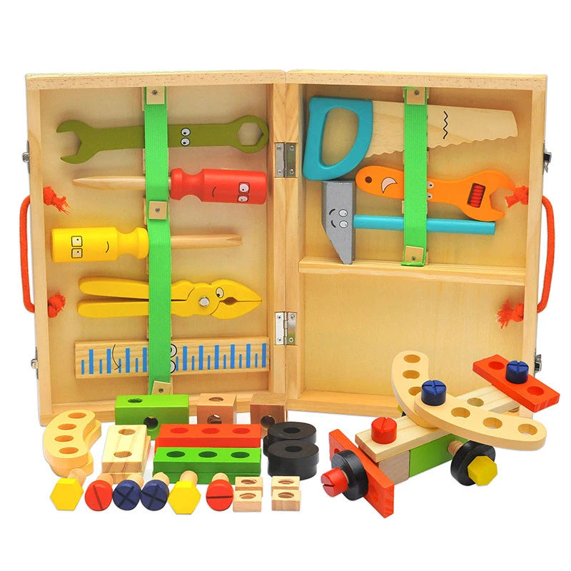 Ensemble d'Outils Montessori pour Petits Charpentiers